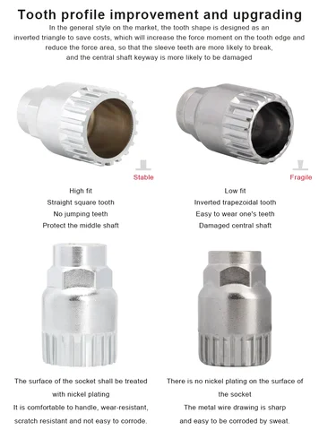 Cykel Vevlager Borttagningshylsa Cykel Vevpedal Avdragare Remover Reparationsutdragare Cykel Universal Borttagningsverktyg Delar 6 best sales pedalverktyg - №1