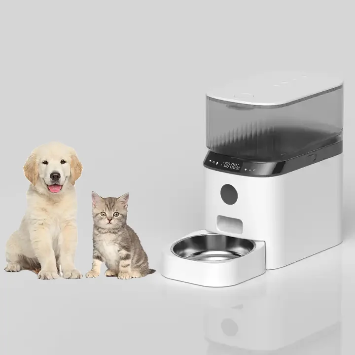 Wholesale Custom Health Electric Cat Dog Smart Automatic Pet Feeder Food Dispenser Cat Food Bowl dog bottle water