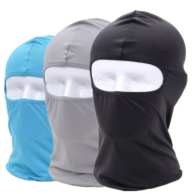

Men Women Summer Balaclava Sun UV Face Shield Full Face Cover Neck Hood Headwrap