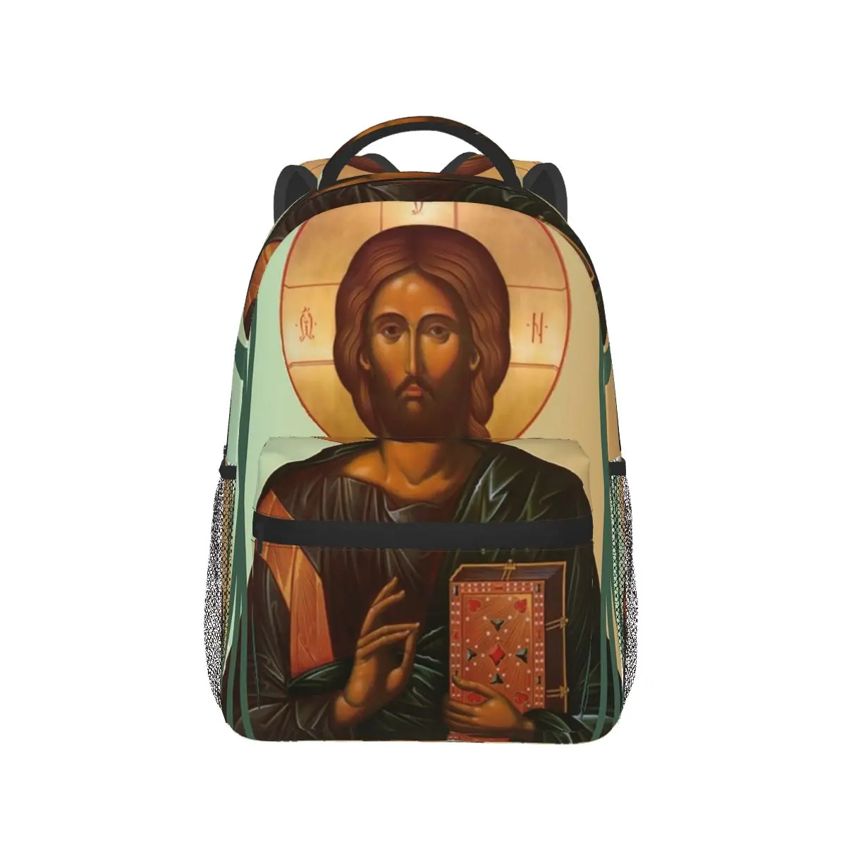 Lord Jesus Christ Backpacks Boys Girls Bookbag Students School Bags Cartoon Travel Rucksack Shoulder Bag Large Capacity