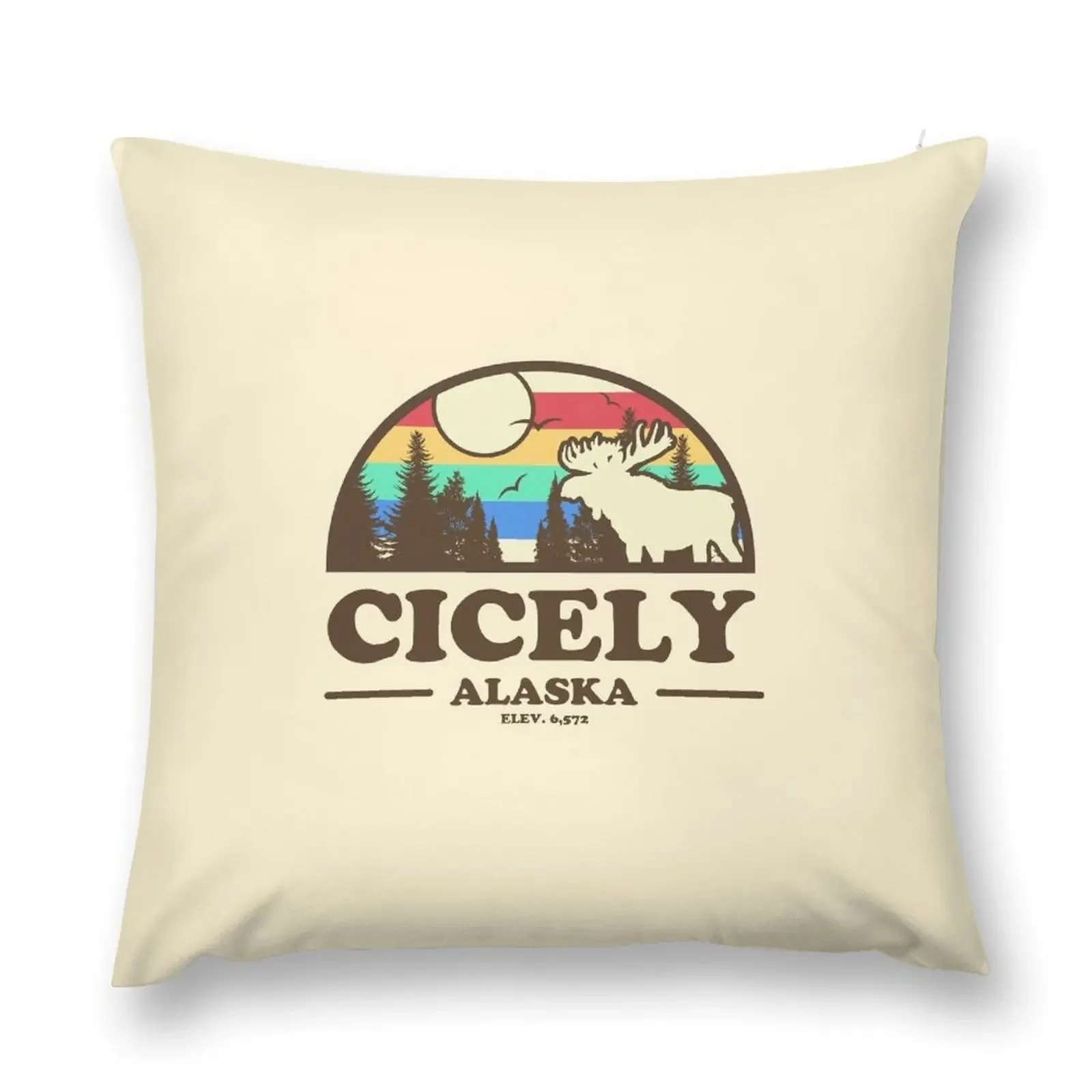 Cicely Alaska Throw Pillow Sofa Cover Cushions Christmas Pillow Covers pillow