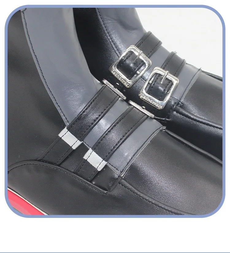 사브리나 코스프레 신발 PU 가죽 신발 할로윈 카니발 부츠 애니메이션 액세서리 소녀 전선 코스프레 소품 맞춤 제작