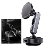 Car Magnetic Phone Holder 360° Universal Rotation + Magnetic Strong Storage Folding Cell Phone Dashboard Car Holder Mount B A1F3