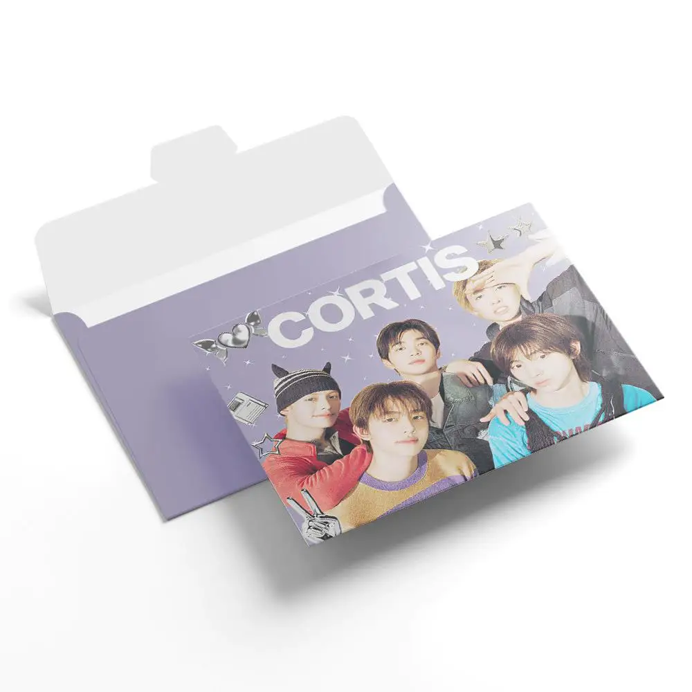 Random 5/10 Packs K-pop CORTIS Support Photocards, 3 Inch Korean Boy Group Idol LOMO Cards, Fans Collection Gift