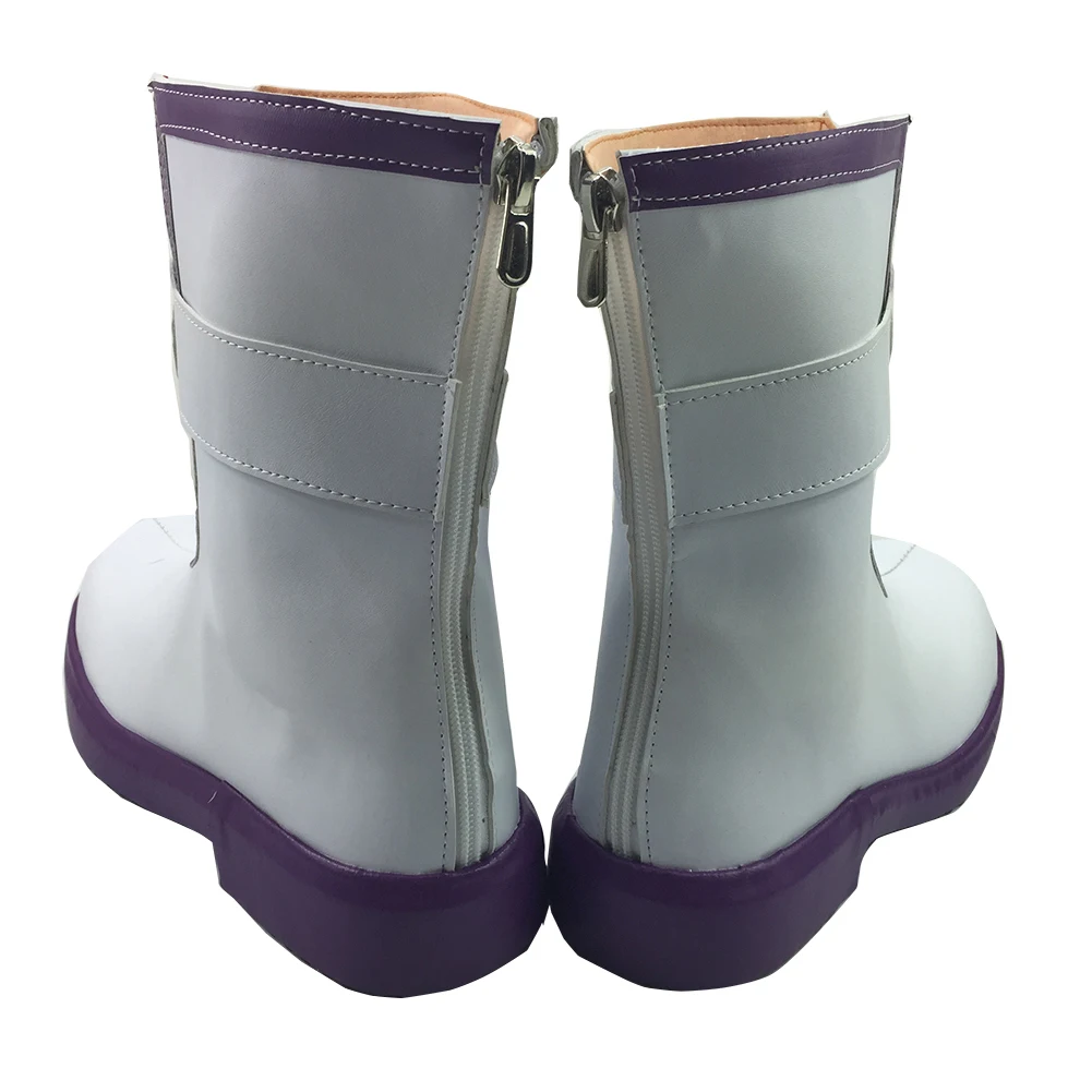 Hyperdimension Neptunia Womens Nepgear Cosplay Custom Shoes Short Boots