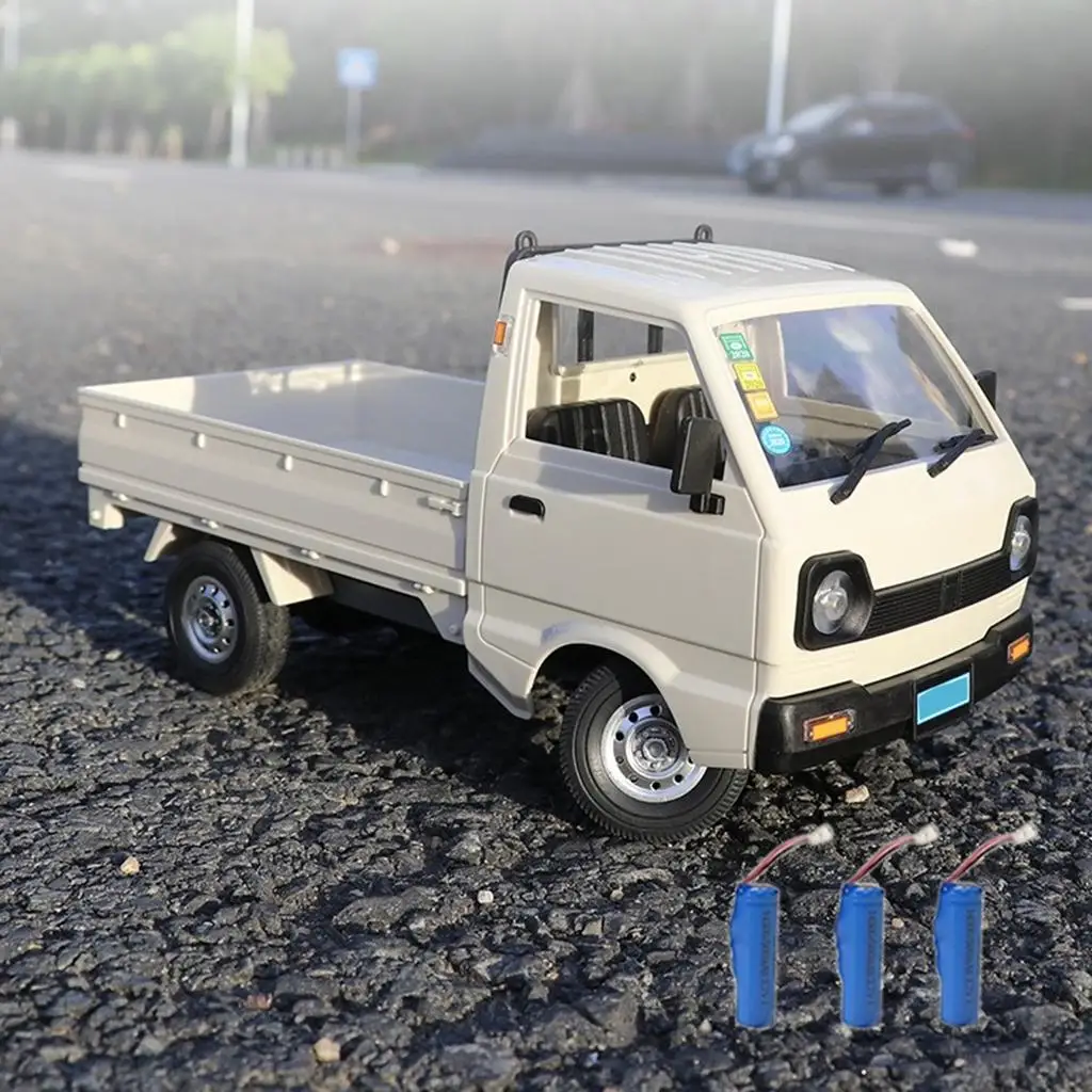 1 Set WPL D12 Mini RC Truck 1/16 2WD Brushed 130 Motor for Kids Adults