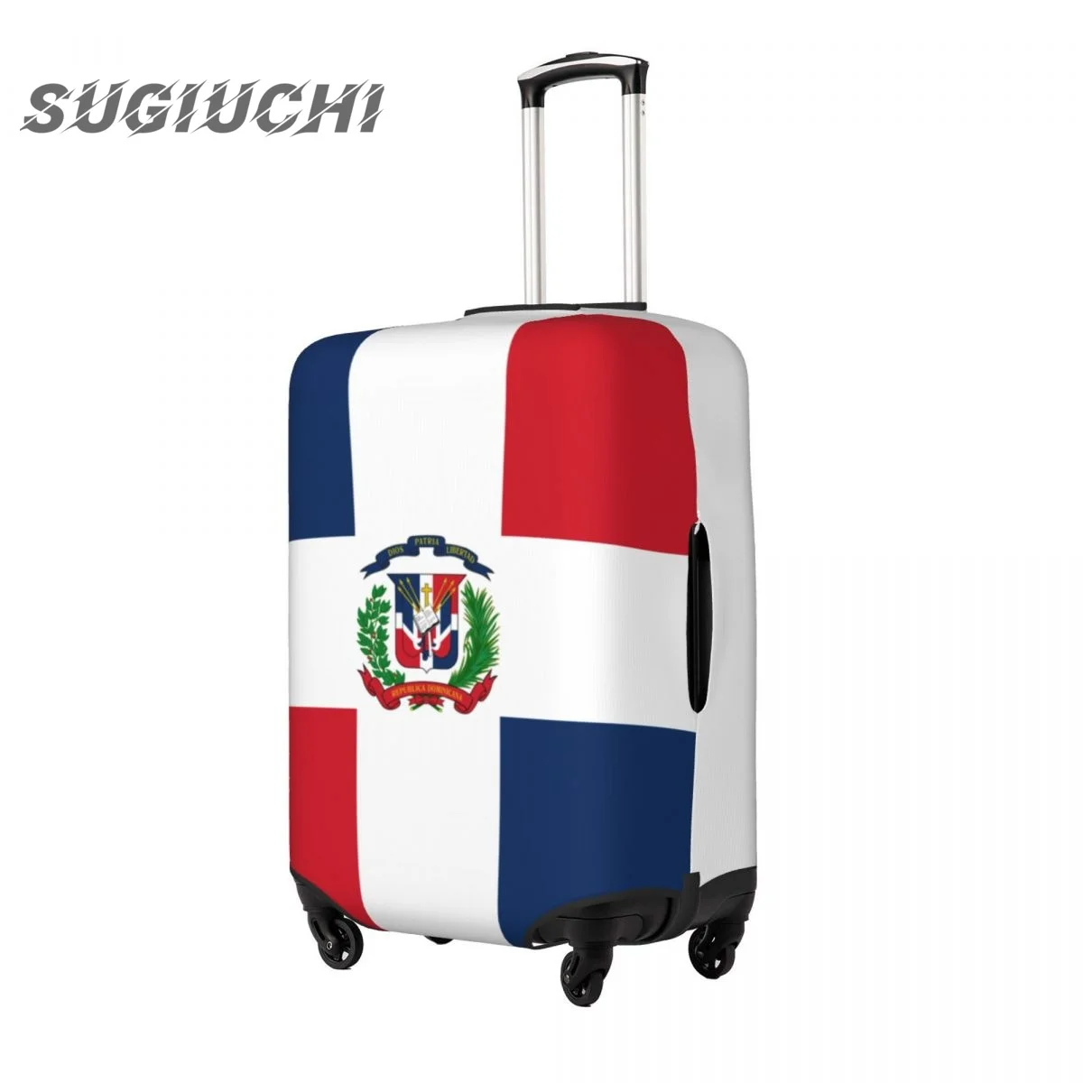 Dominican Republic Country Flag Luggage Cover Suitcase Travel Accessories Printed Elastic Dust Cover Bag Trolley Case Protective