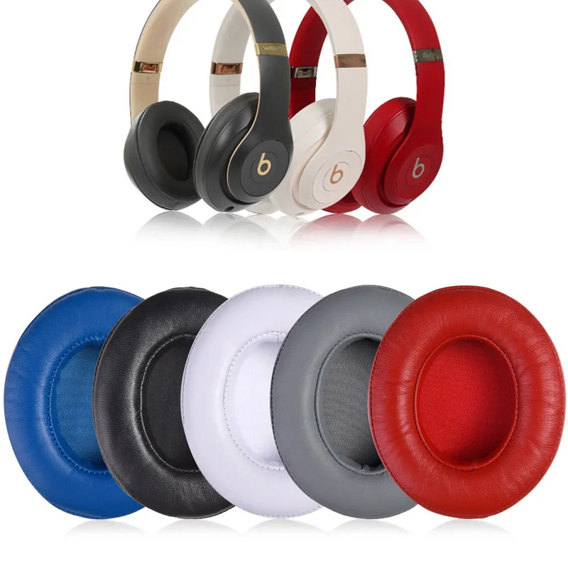 Replacement Thicken Leather Earpads For Lambskin  Beats Studio3 Studio2 Headphones Headset Memory Sponge Cushion Sleeve