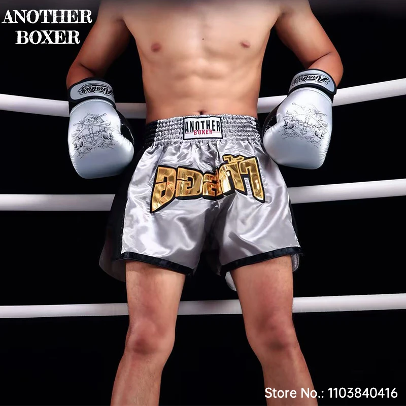 

Muay Thai Shorts for Men Women Child Boxing Shorts Breathable Fight Kickboxing Shorts Fighter Martial Arts MMA Training Clothing