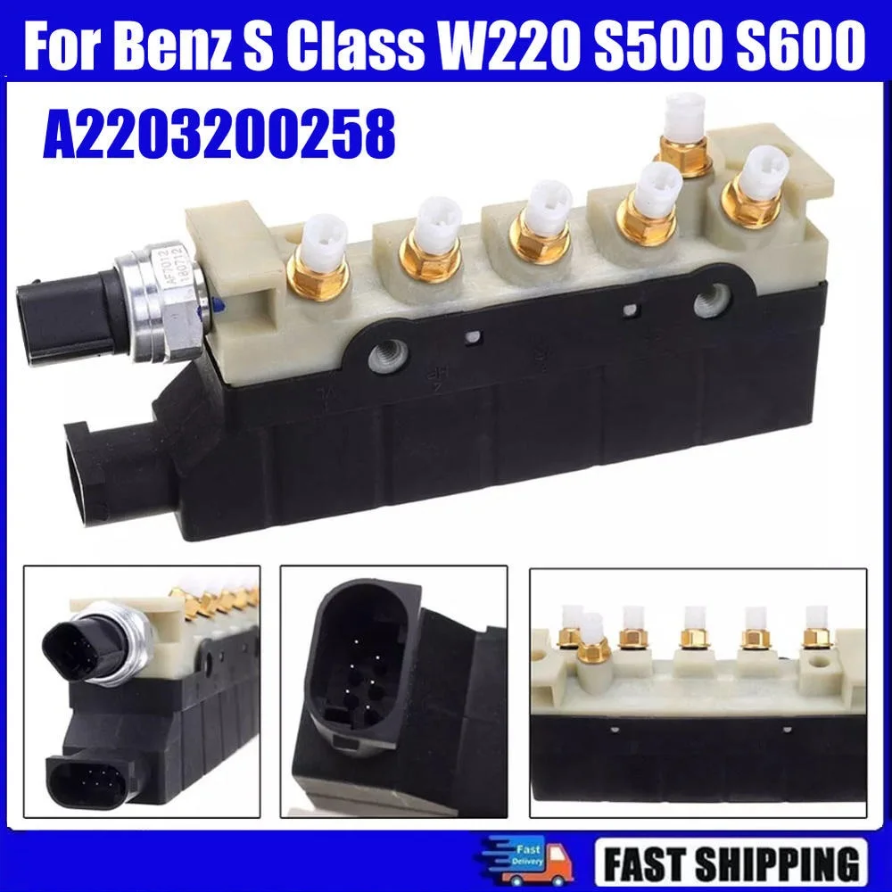 Air Suspension Compressor Valve Block for Benz S Class W220 S500 S600 A2203200258 2203200104