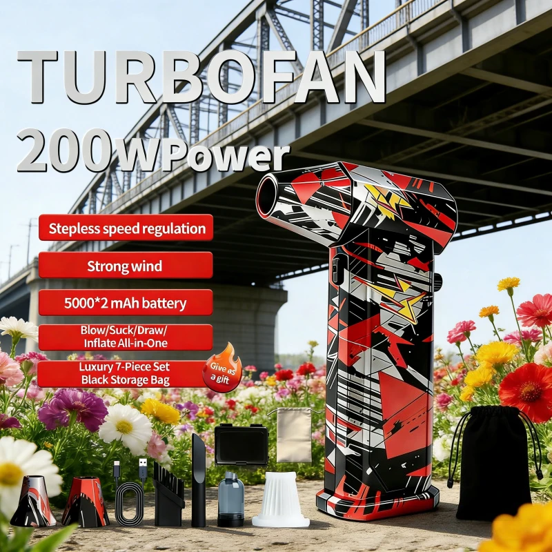 

Бесщеточный турбовентилятор X9 | Фен 3-в-1 с частотой вращения 300000 об/мин, скоростью 75 м/с, для сушки волос, мойки автомобилей и удаления пыли