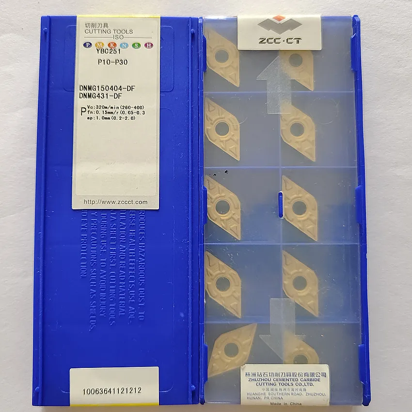 

DNMG150404-DF YBC252/DNMG150408-DF YBC252/DNMG150404-DF YBC251/DNMG150408-DF YBC251 ZCC.CT Твердосплавные фрезерные пластины с ЧПУ 10 шт./кор.