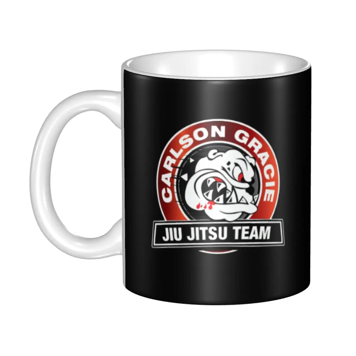 Carlson Gracie Logo Jiu-Jitsu Team Mug Funny Ceramic Coffee Cups Tea Mugs Milk Cup Drinkware Gift for Friends