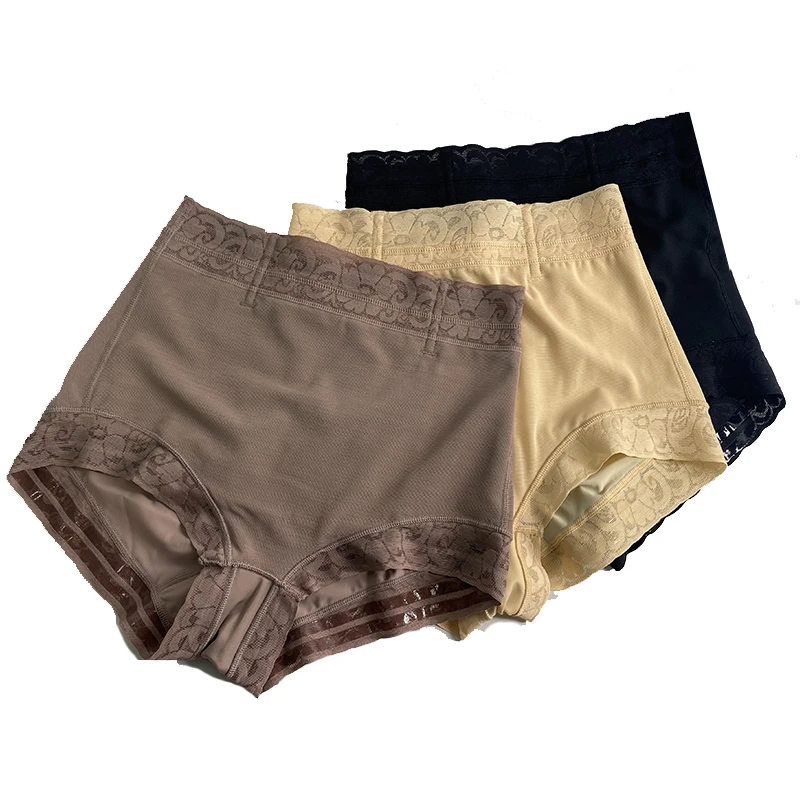 Pantaloncini intimi da donna dimagranti per il sollevamento del sedere, pantaloncini, biancheria intima con cintura modellante ad alta compressione