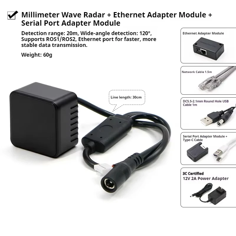Millimeter Wave Radar Collision Avoidance System for ROS2 Robot Automatic Navigation And Obstacle Avoidance in Real-Time Applica