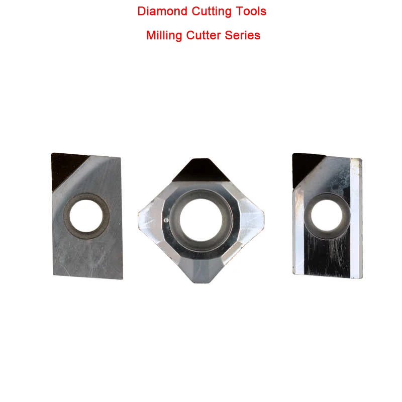 

PCD Diamond Cutting Edge APKT1604/1135 High Gloss Copper Aluminum Steel Casting Diamond Boron Nitride Milling Cutter