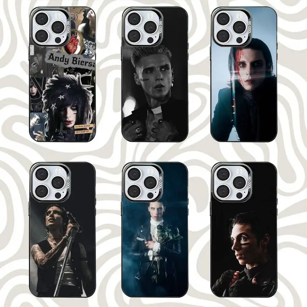 

A-Andy-ys Cool Biersack-ks Phone Case For iPhone 16,15,14,13,12,11,Mini,Pro,SE,MAX Black Matte Shockproof Cover