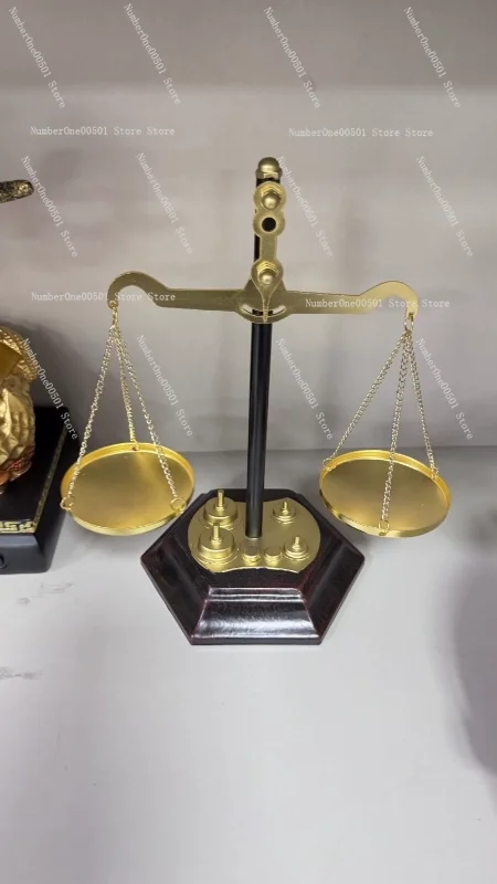 Retro Wrought Iron Balance Ornament Metal Creative Desktop Just Balance Nostalgic Ornament