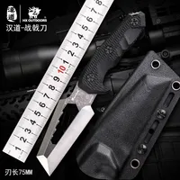 HX OUTDOORS D-198 multi-function field survival tactical straight knife, self-defense knife, high hardness sharp survival knife