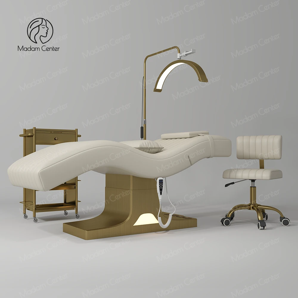 

Modern Electric Lash Chair Bed Eyelashes Extensions Eyebrow Furniture Massage Table Lash Lamp Optimal for Eyelash