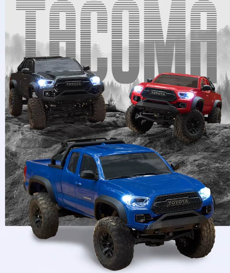 

2025 Fms Tacoma 1/24 Scale Remote Control Rc Off-Road Climbing Car Toy Gift For Kids Simulation Vehicle Fcx24m