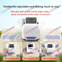 Automatic Playing Card Shuffler Mixer Games Poker Sorter Machine Dispenser for Travel Home Party Poker Device 5200mAh