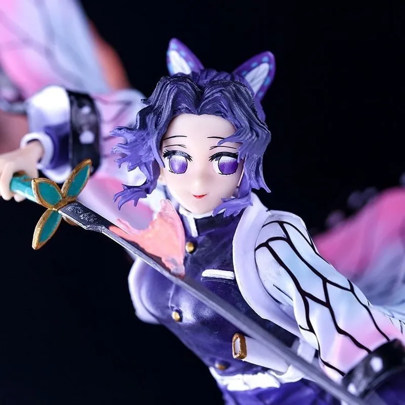 

33cm Demon Slayer Insect Pillar Kochou Shinobu Anime Action Figure Desktop Ornament Model Toys Festival Surprise Gift For Fans
