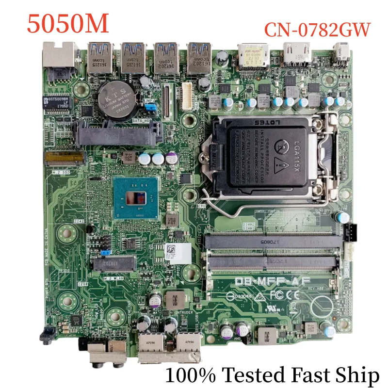 

CN-0782GW For Dell Optiplex 5050M Motherboard D8-MFF-AF 0782GW 782GW LGA1151 DDR4 Mainboard 100% Tested Fast Ship