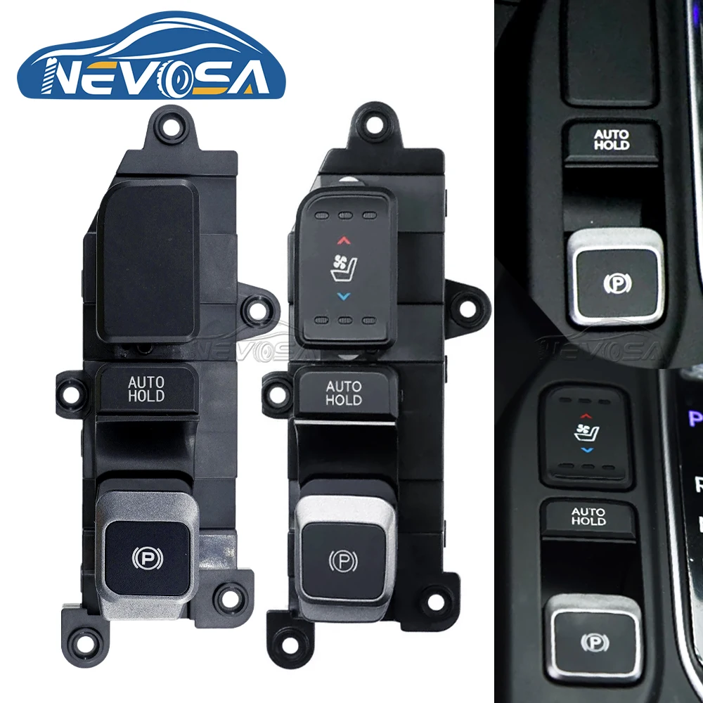 NEVOSA 93310-2W315 93310-2W200 Parking Brake Seat Heating Handbrake Switch For Hyundai Santa Fe DM 2013 Santa Fe XL 2017 2W3154X