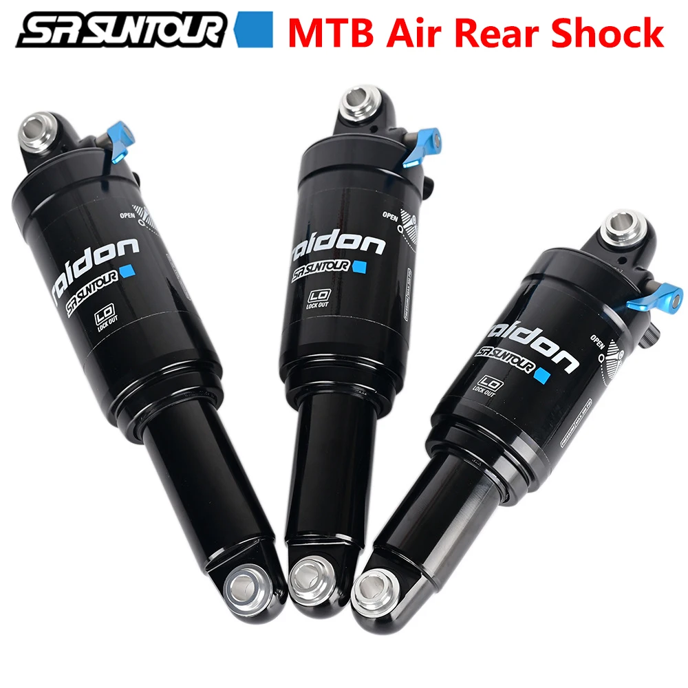 SR SUNTOUR Bicycle Rear Shock 165mm 190mm 200mm MTB Mountain Bike XC Air Suspension Absorber Hydraulic Speed Lockout