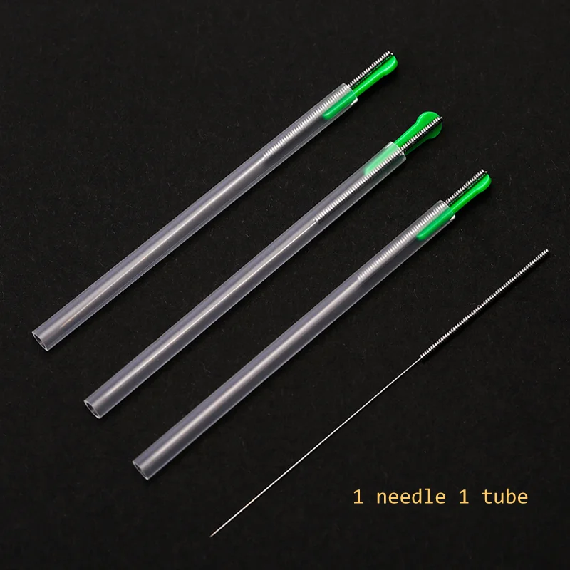 new acupuncture needle disposable tube needle one needle with one guide tube beauty body massage 100pcs/box hand massager