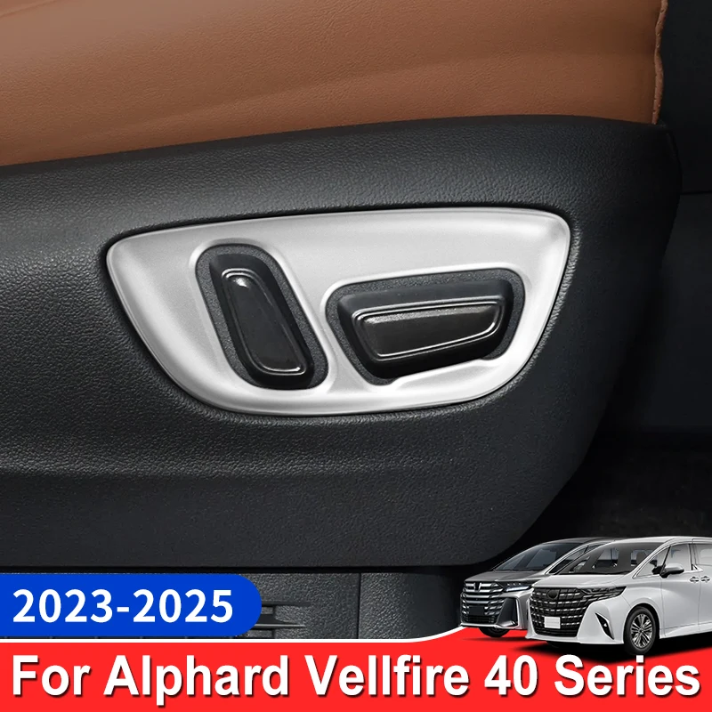 

Seat Side Adjustment Decorative Bezel(For 2023-2025 Toyota Alphard/Vellfire 40Series)Interior Decoration Upgrade Protection Trim