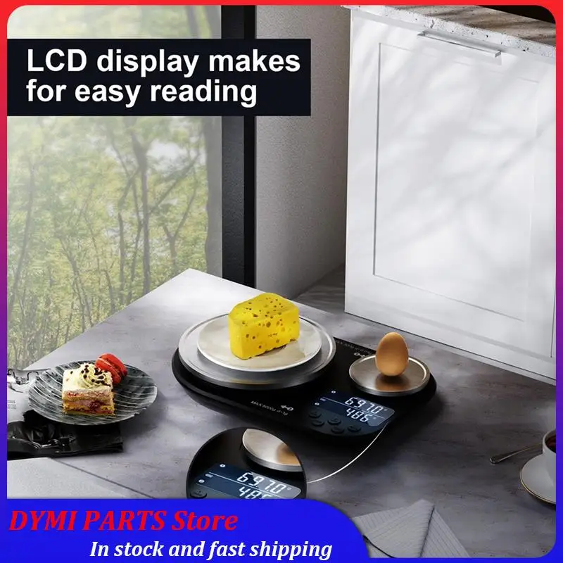 Global Sale-Dual Platform Digital Food Scale With Stainless Steel Weighing Pan, Kitchen Scale