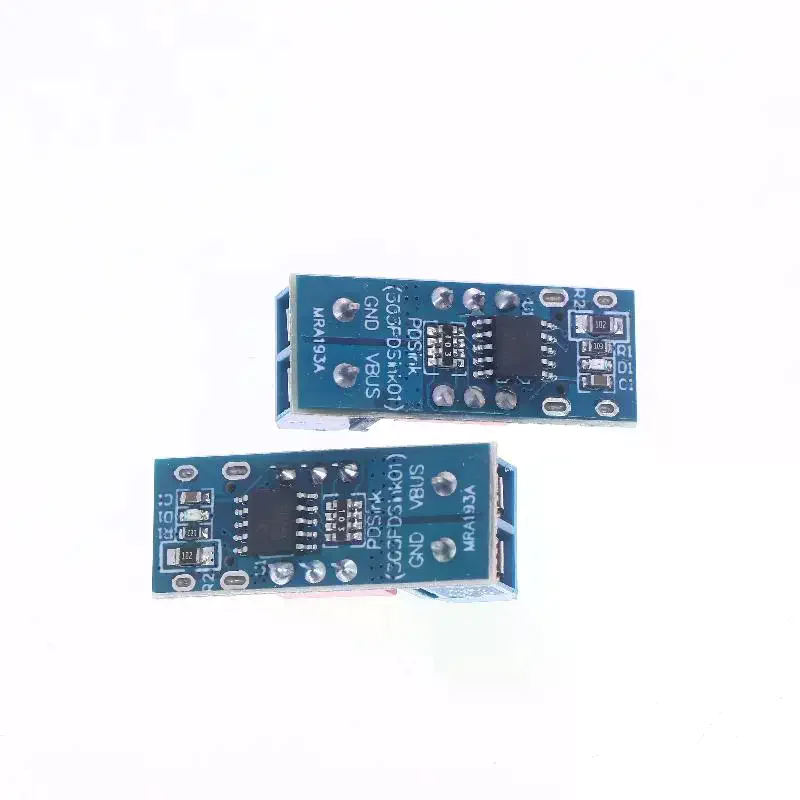 1/2/5Pcs 5-20V Adjustable PD Trigger Module Blue PD Fast Charging Test Board USB Type-C 100W Power Supply Tester