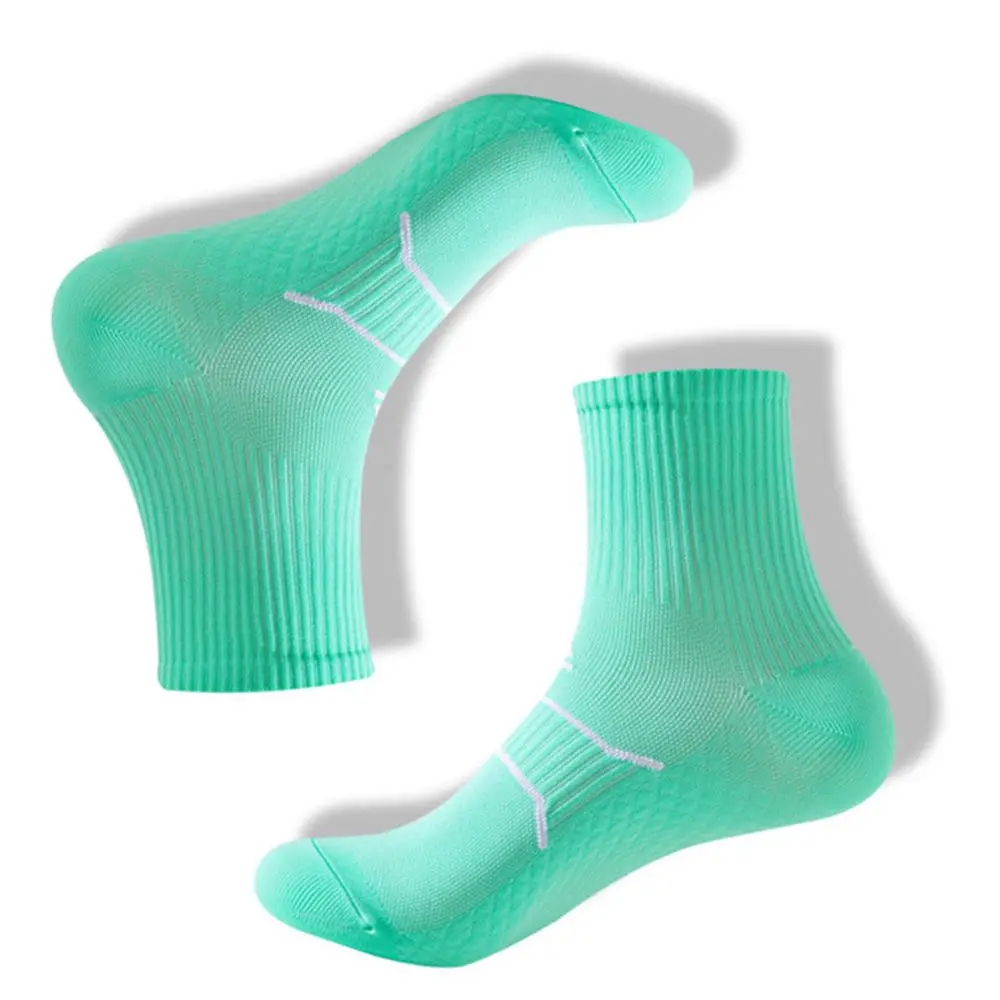 Calcetines de ciclismo informales para mujer, medias deportivas de tubo medio, calcetines cortos de barco, calcetines de viaje para ciclismo Atlético