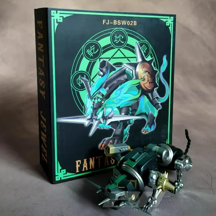 FJ GOD LION รุ่นดาร์ก อิดิชั่น 5-in-1 คอมไบเนอร์ ทรานส์ฟอร์เมชั่น ซูเปอร์อัลลอย เมชา ทอย