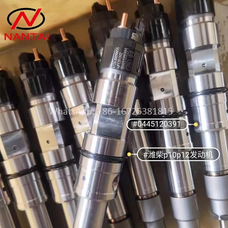 

NANTAI 0445120391 Fuel Injector Remanufactured 0 445 120 391 Common Rail Injector Assy 612630090055 for WEICHAI