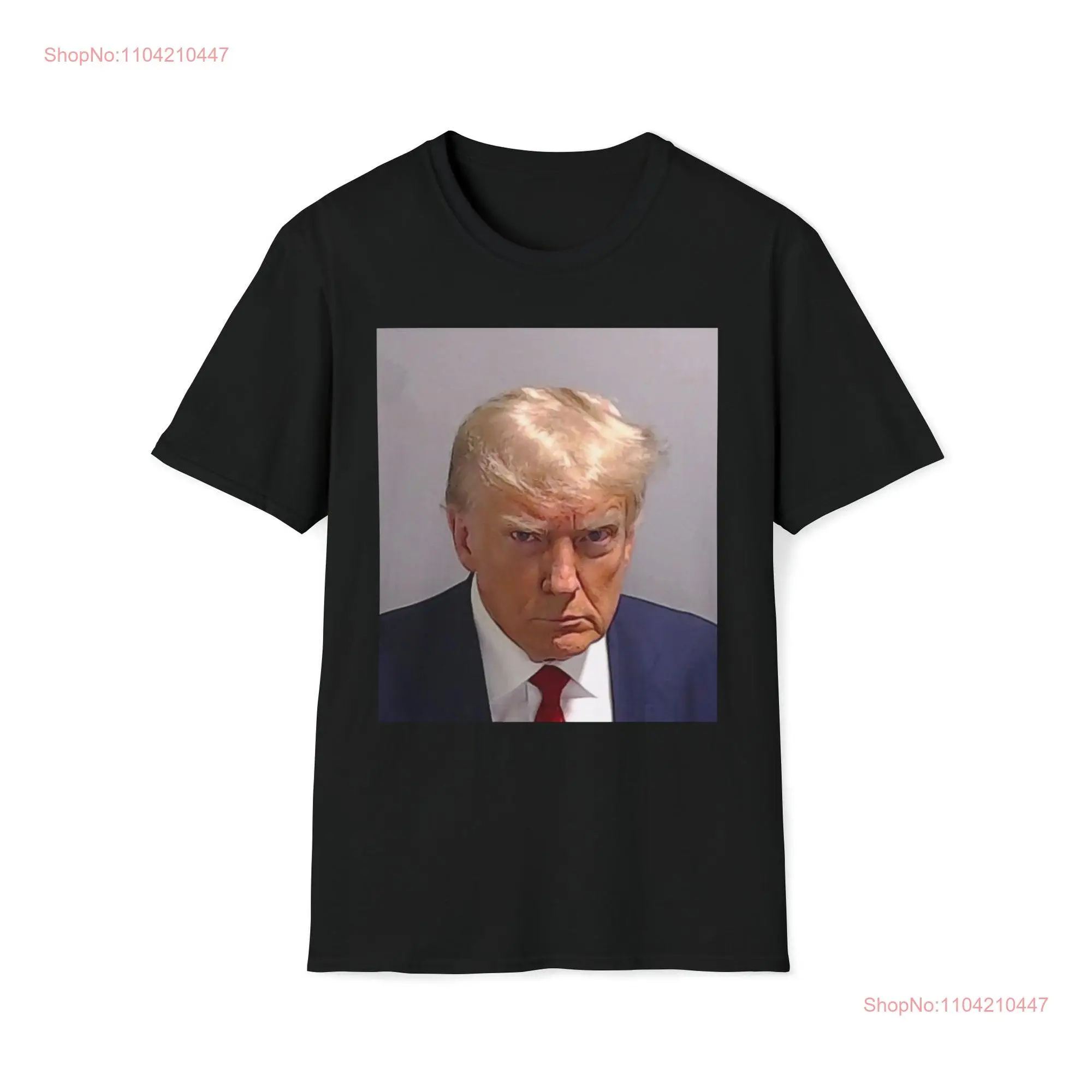 Trump Mugshot T Shirt long or short sleeves