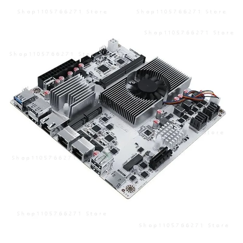 8-Bay NAS Motherboard with Intel N100 N150 N305 N355 CPU 10GbE SATA Ports for Home Server Mini-ITX