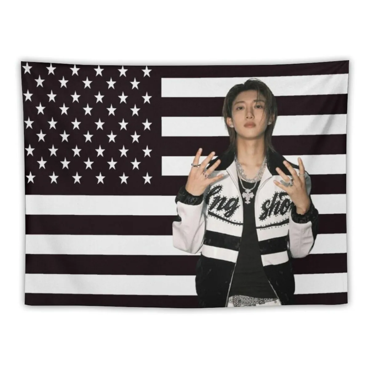 Personalized Lngshot K-Pop Flag Custom 4sho Banner Lngshot Fan Merchandise Concert Cheer Decoration