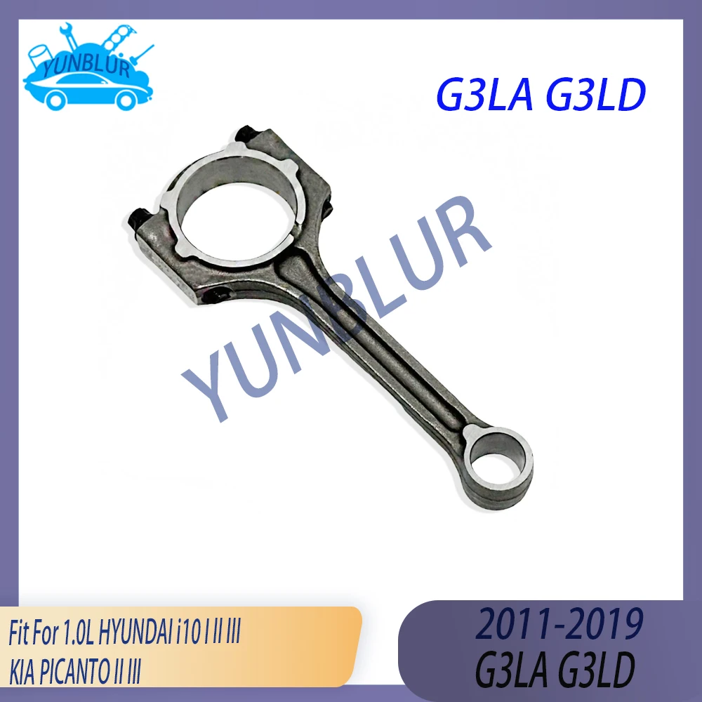 1pcs Engine Parts Connecting Rod Fit 1.0 L G3LA G3LD GAS 11-18 For HYUNDAI i10 I II III KIA PICANTO II III  23510-04040