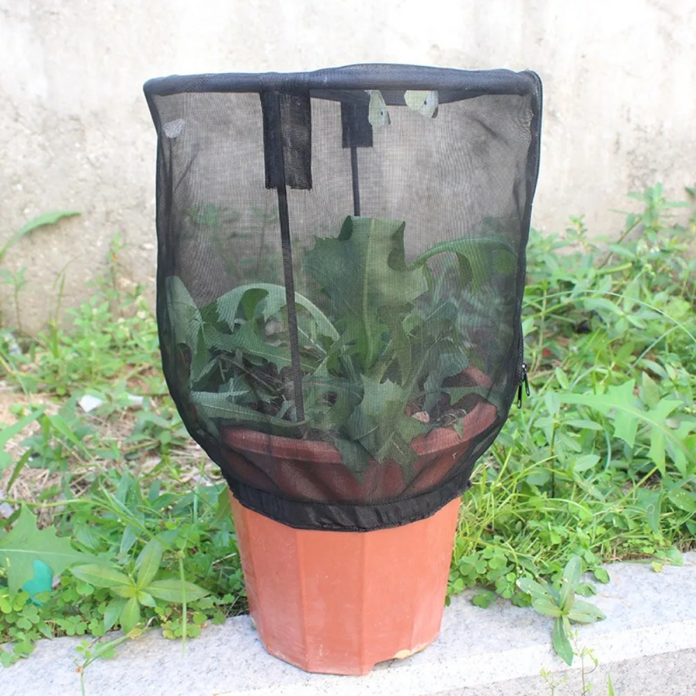 

Anti-Bird Plant Net Cover with Zipper Fruit Protection Self-supporting Flower Pot Cage Self-supporting Gardening Tool