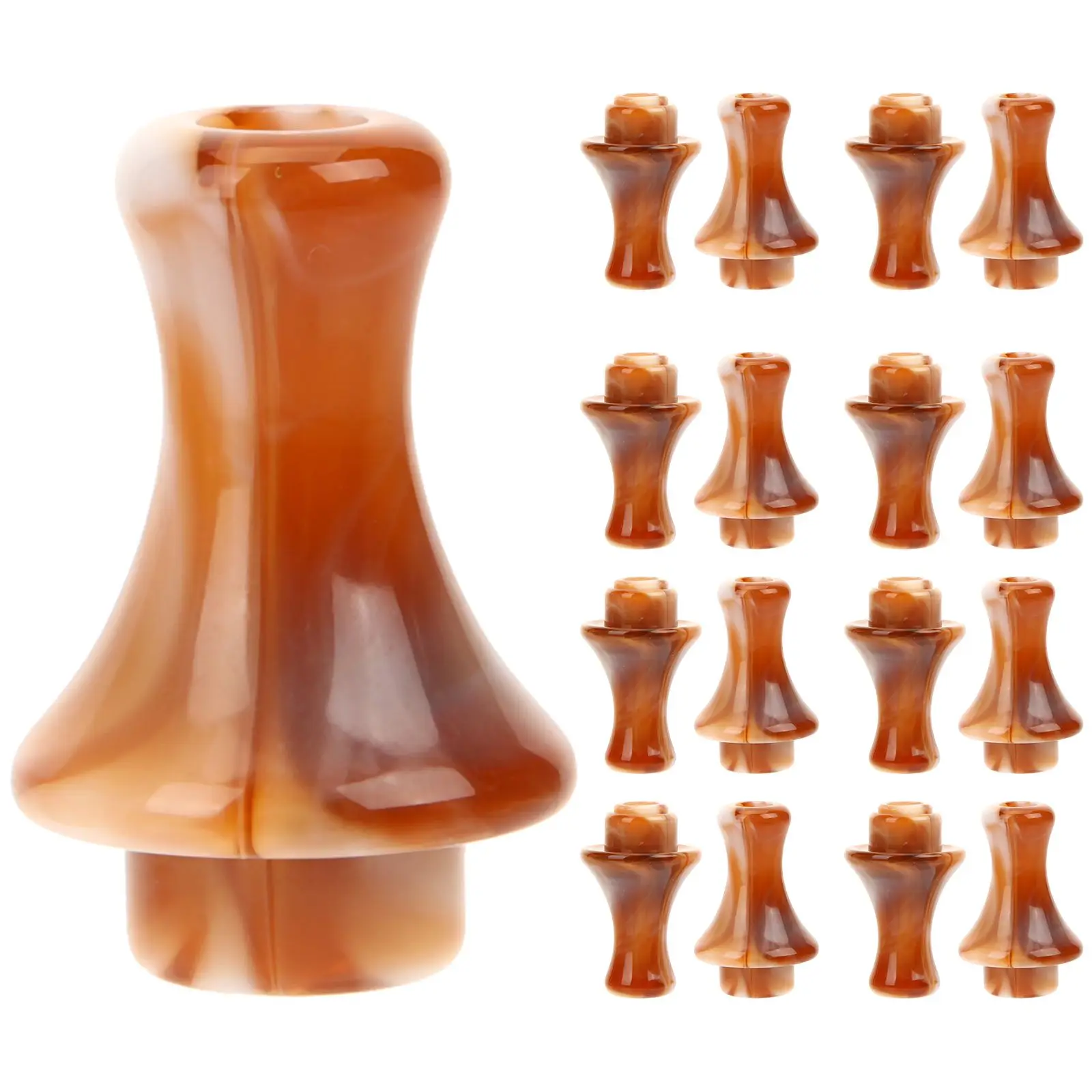 

16 Pcs Universal Hulusi Mouthpieces Replacement Parts for Bamboo Woodwind Instruments Resin Durable Smooth