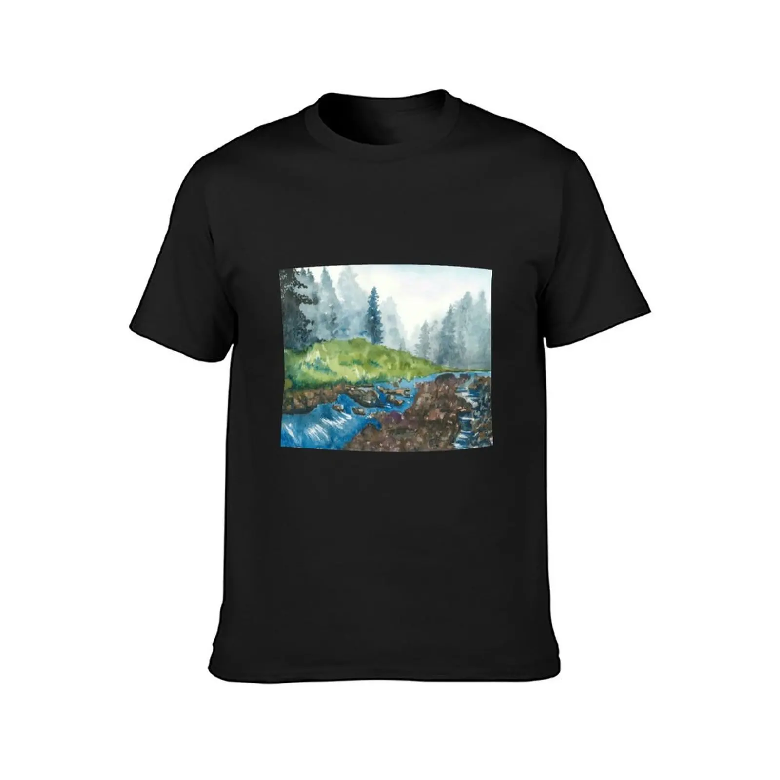 Mystical Forest T-Shirt anime quick-drying boys whites blacks oversized t shirt men