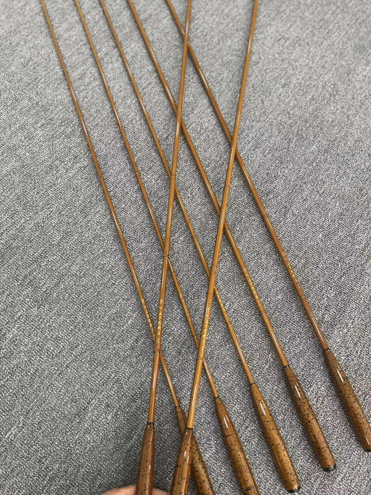 超軽量携帯用竹模造釣り竿-鯉釣り用-小物釣り竿-キャリングケース付き-ソフトチューン