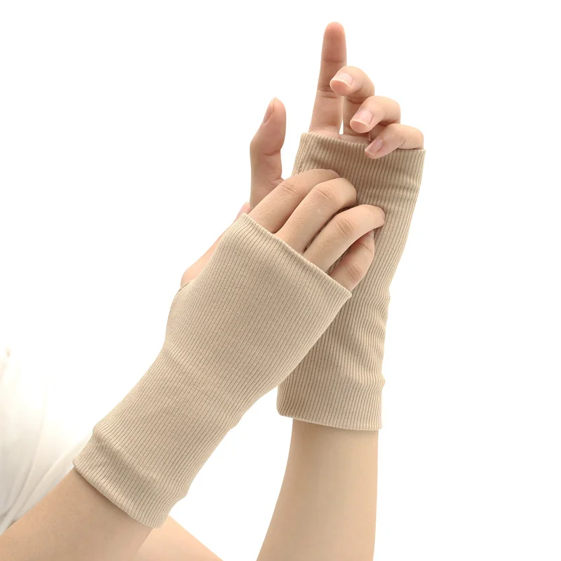 Hautfarbene Dicke Warme Anti-Frost Outdoor-Fahrradhandschuhe für Männer und Frauen Winter-Fitness-Fahrhandschuhe mit Narbenverdeckung und Touchscreen-Funktion