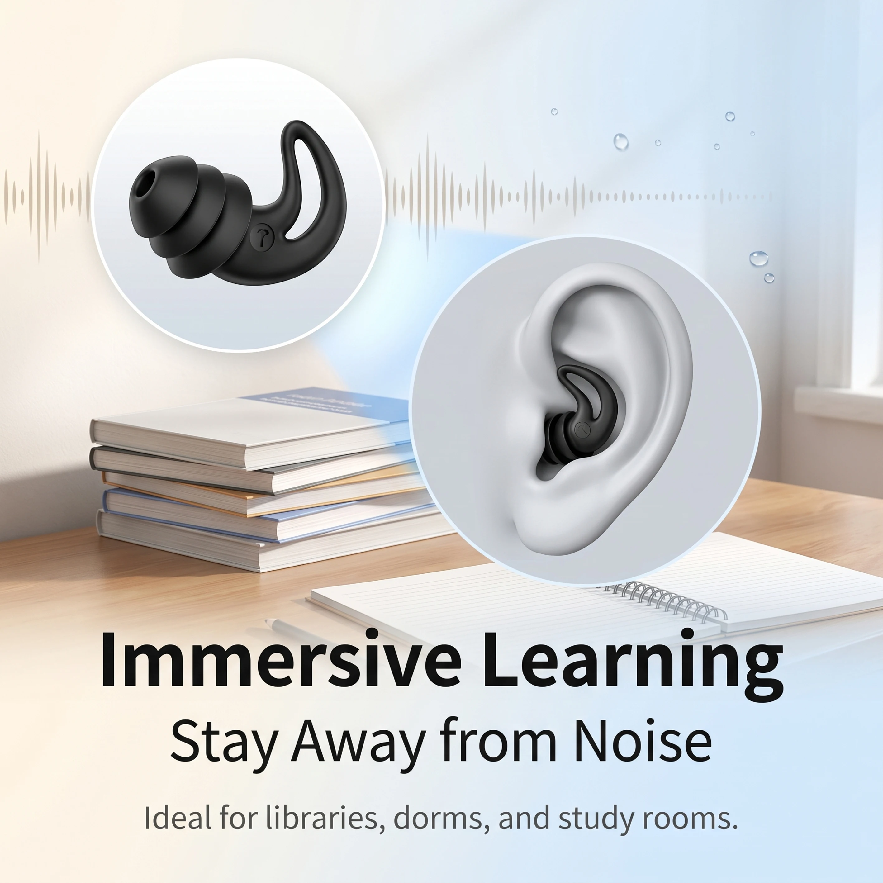 Sleep Noise Reduction Earplug Ear Protection Earplugs Anti-Noise Waterproof Plug For Travel Work Tapones Para Dormir Earplugs
