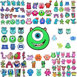 6-21pcs/SET Disney Monsters University Series for Cartoon Shoe Charms Accessories DIY Decoration for Classic Clog Kids Gifts