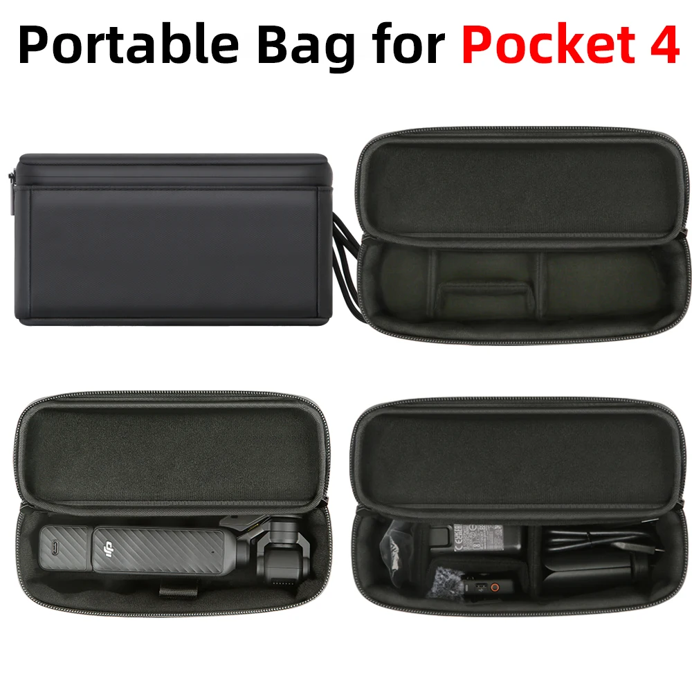 Stoßfeste Hartschalen-Tragetasche für DJI OSMO Pocket 4, tragbare Reise-Aufbewahrungstasche, Schutztasche, Kamera-Zubehör