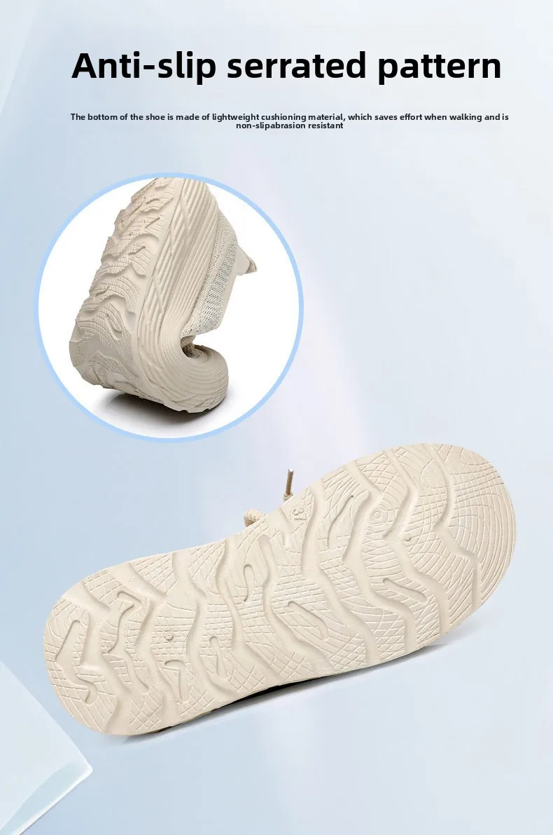 Damen-Sneaker mit Strickmuster, Mesh-Einsatz und Schnürung, dicke Plateausohle, atmungsaktiv, leicht, rutschfest, für Freizeit, Sport und Spaziergänge, ideal für den täglichen Gebrauch im Freien. – Detail 11
